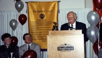 Pat Rehkopf at the podium (1994)